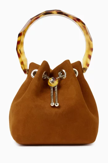 Bon Bon Bucket Bag in Suede