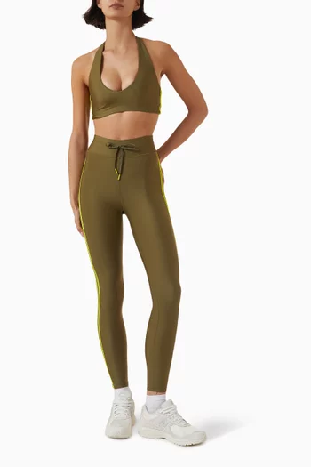 Oxford Ulla Halter Bra in Recycled Eco Tech