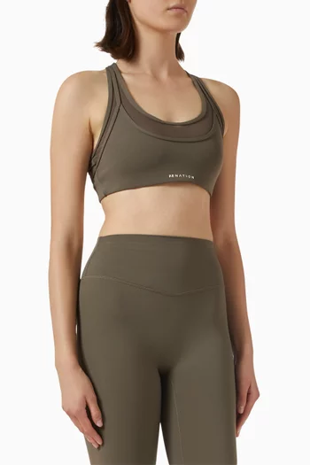Fusion Sports Bra in Studio Soft