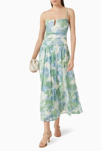 Carrie Maxi Dress in Mesh