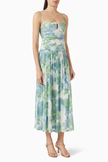 Carrie Maxi Dress in Mesh