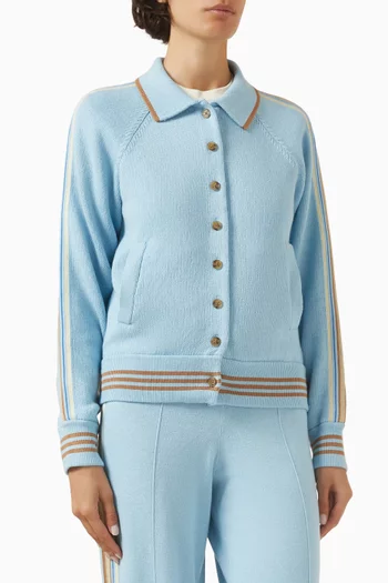 Varsity Jacket in Cotton Blend