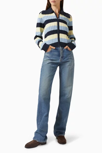 Kirby Knit Jacket in Cotton Blend