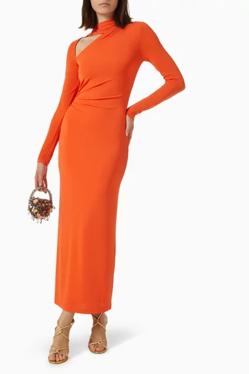 Monaco Maxi Dress in Knit-jersey