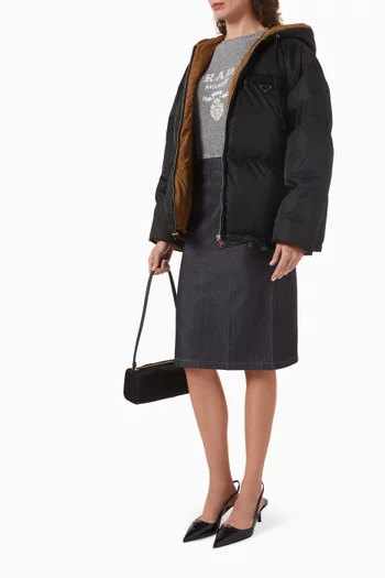 Down Jacket in Re-Nylon