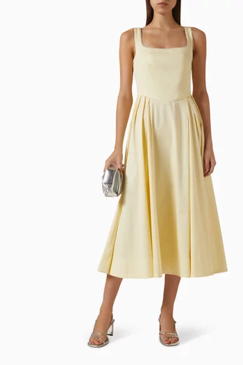 Robolellow Midi Dress