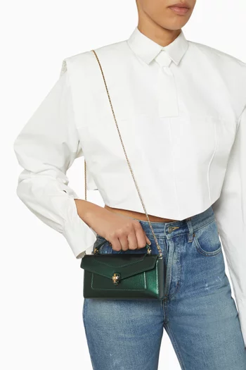 Serpenti Forever Card Holder in Calf Leather