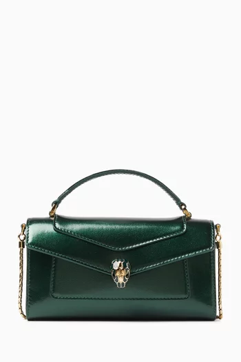 Serpenti Forever Card Holder in Calf Leather
