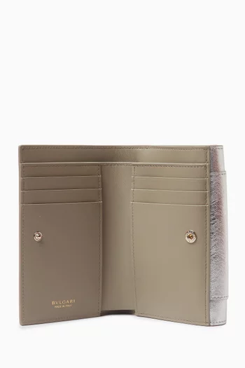 Serpenti Forever Compact Wallet in Calf Leather