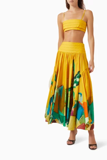 x Mokshini Crop Top in Organic Cotton
