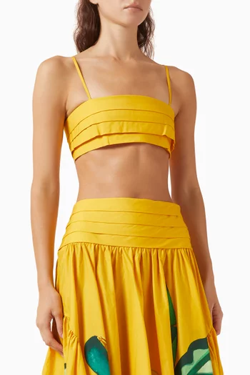 x Mokshini Crop Top in Organic Cotton