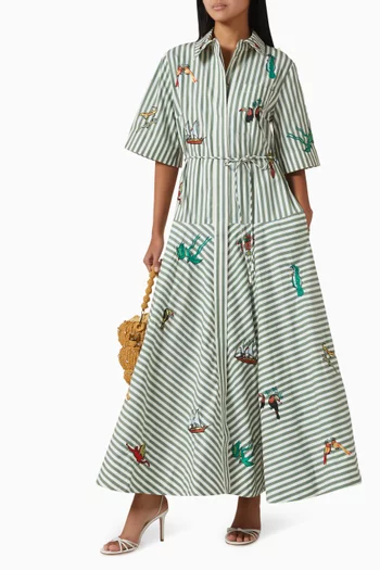 x Mokshini Bisou Shirtdress in Organic Cotton