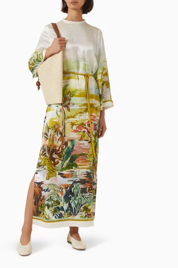 Jungle Boogie Dress in Silk