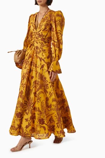 Banana Blossom Gown in Ramie