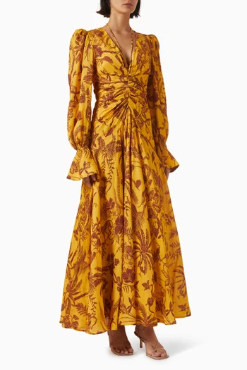 Banana Blossom Gown in Ramie