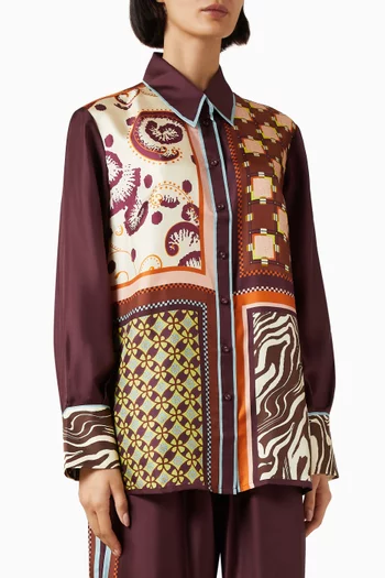 Wilson Shirt in Silk Twill