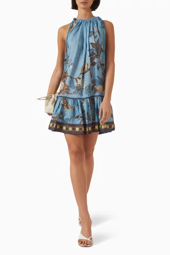 Georgie Mini Dress in Linen