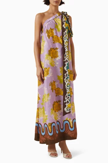Arnie One-shoulder Dress in Silk