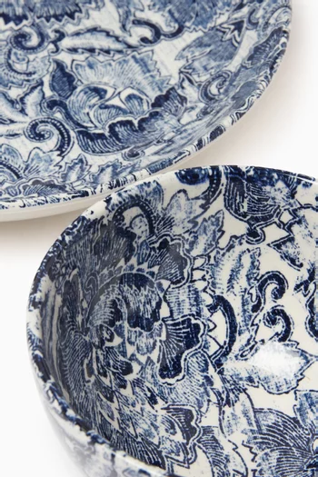 x Burleigh Faded Peony 2-piece Bowl Gift Set