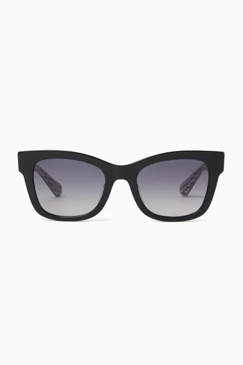 Dee Square Sunglasses in Acetate