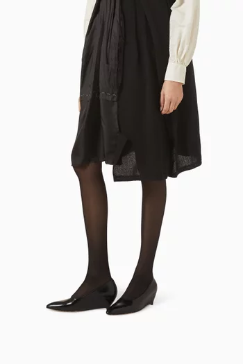 Court Pumps in Leather