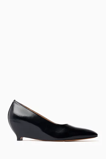 Court Pumps in Leather