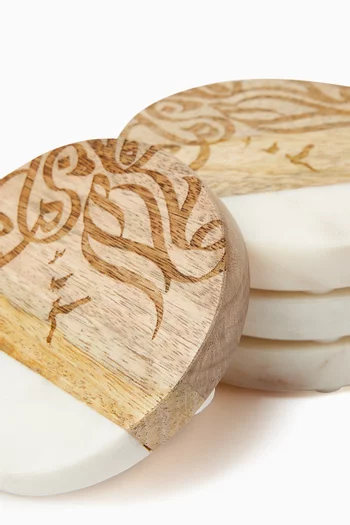 Calligraffiti Coasters, Set of 4
