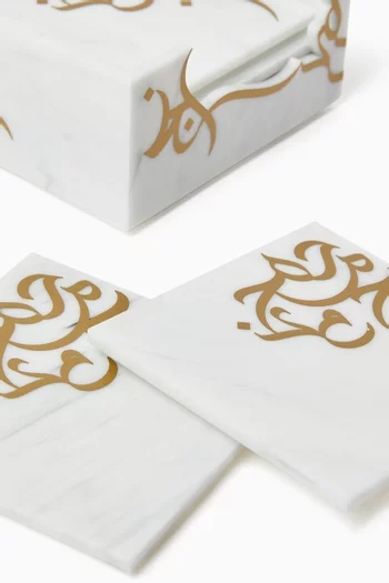 Calligraffiti Coasters in Acrylic, Set of 6