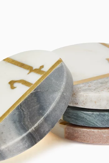 Moments Marble Coasters, Set of 4