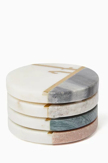 Moments Marble Coasters, Set of 4