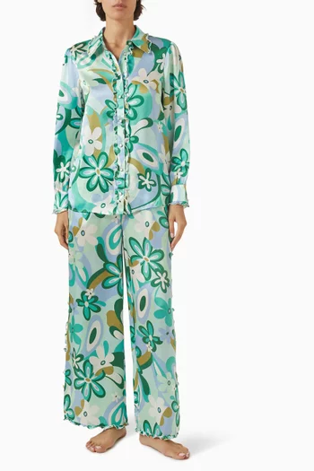 Vogue Floral Set in Silk