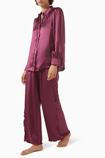 Vogue Shirt & Pants Set in Viscose Blend