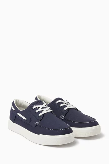 Frazier Boat Sneakers in Canvas