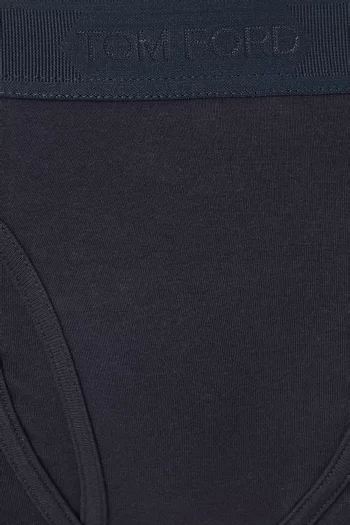 Logo Waistband Boxer Briefs in Stretch Cotton