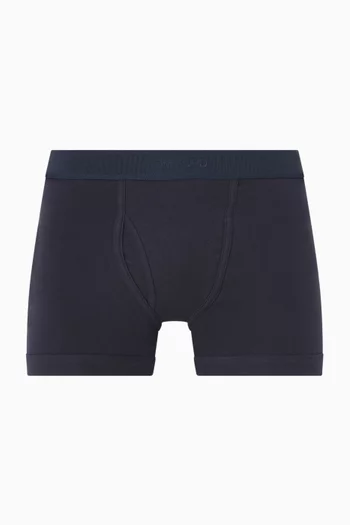 Logo Waistband Boxer Briefs in Stretch Cotton