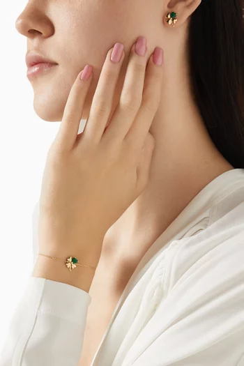 Oh Clover Bracelet in 18kt Gold