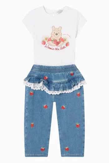 Graphic-print T-shirt in Cotton