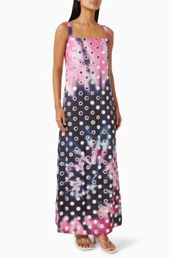 Amaya Mirror-embellished Dress