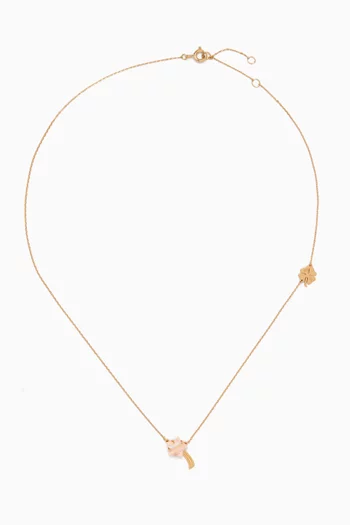 Shooting Star Necklace in 18kt Gold