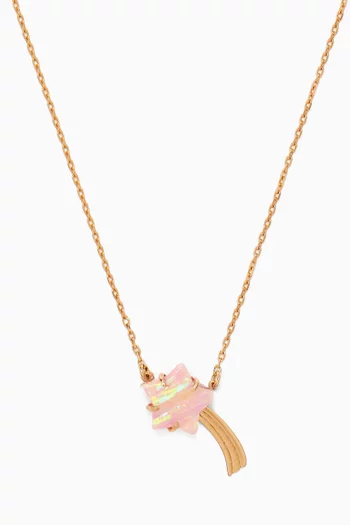 Shooting Star Necklace in 18kt Gold