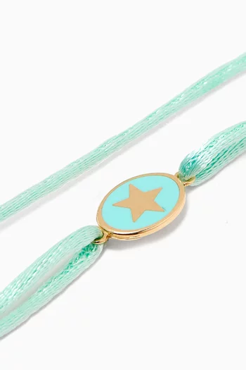 Tiny Star Charm Bracelet in 18kt Gold