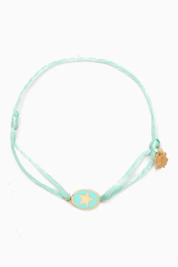 Tiny Star Charm Bracelet in 18kt Gold