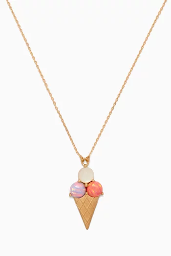 Ice Cream Crush Necklace in 18kt Gold