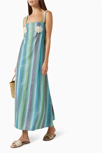 Amaya Shell Dress in Linen