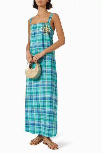 Amaya Mirror Dress in Linen