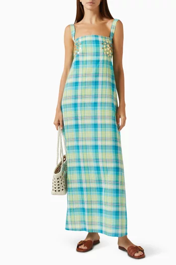 Amaya Mirror Dress in Linen