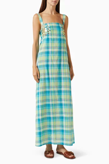 Amaya Mirror Dress in Linen