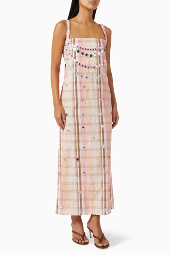 Amaya Mirror-embellished Dress