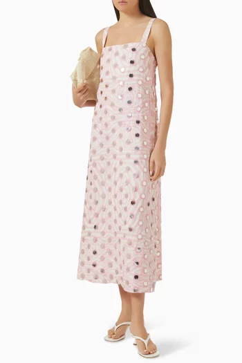Amaya Mirror Dress in Linen