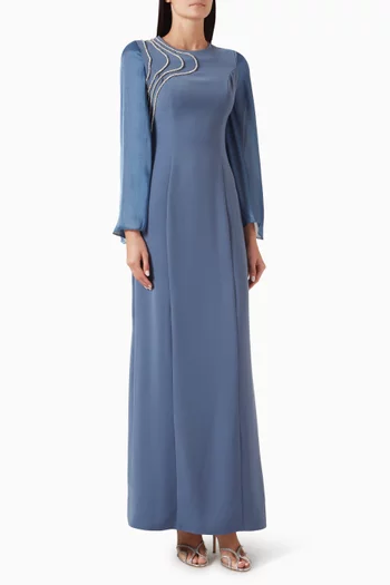 Diamante-embellished Dress